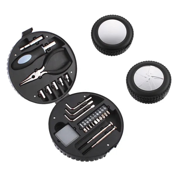 Portable Repairing Multifunction Tire Shaped Tool Set Kit