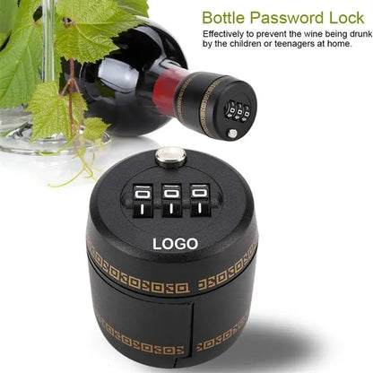 Combination Lock for Wine and Liquor Bottle