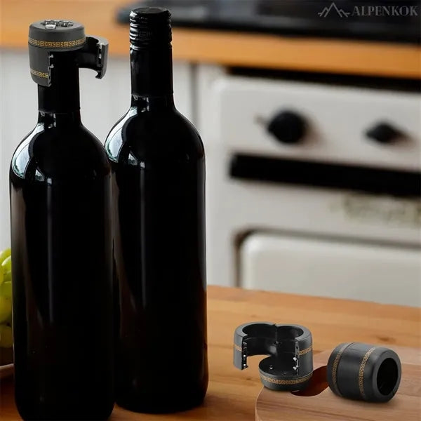 Combination Lock for Wine and Liquor Bottle