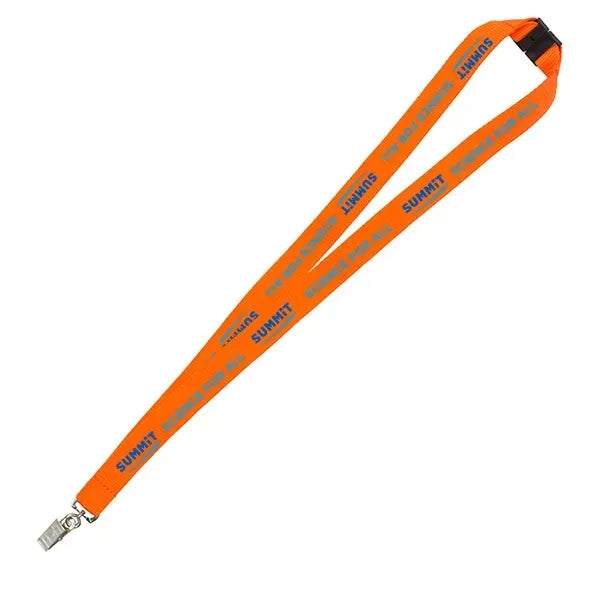 3/4" Import Air Ship Recycled RPET Silkscreen Lanyard
