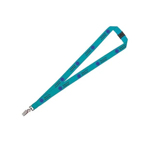 3/4" Import Air Ship Recycled RPET Silkscreen Lanyard