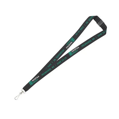 3/4" Import Air Ship Recycled RPET Silkscreen Lanyard