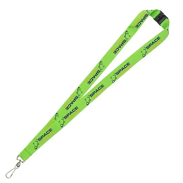 3/4" Import Air Ship Recycled RPET Silkscreen Lanyard