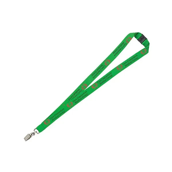 3/4" Import Air Ship Recycled RPET Silkscreen Lanyard