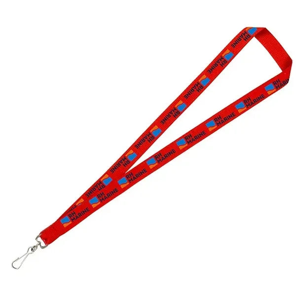 3/4" Import Air Ship Recycled RPET Silkscreen Lanyard