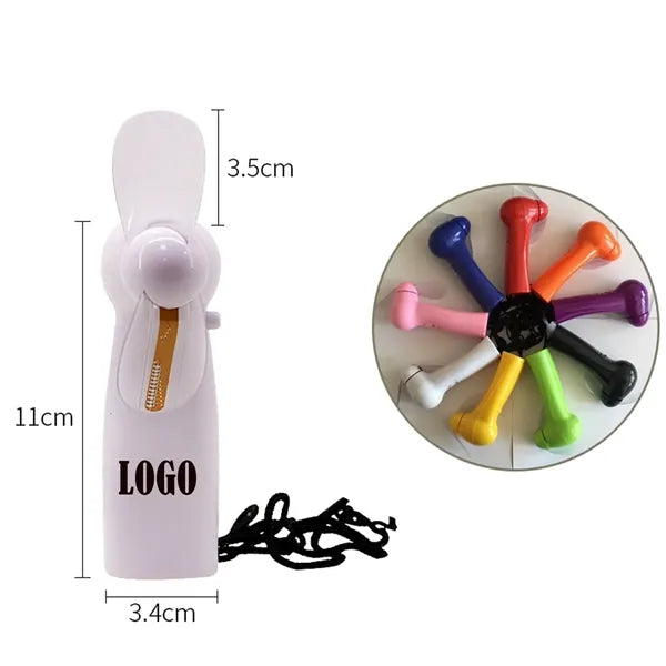 Portable LED Flash Fan