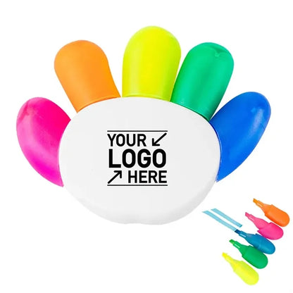 Palm Five Fingers Highlighters Marker Pen