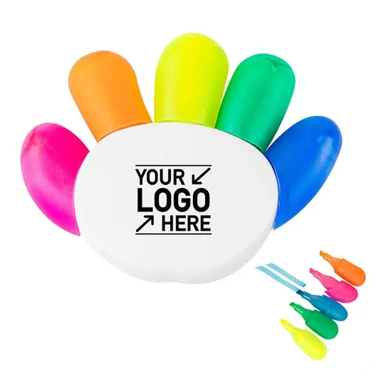 Palm Five Fingers Highlighters Marker Pen