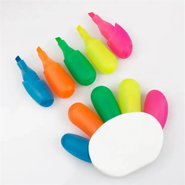 Palm Five Fingers Highlighters Marker Pen