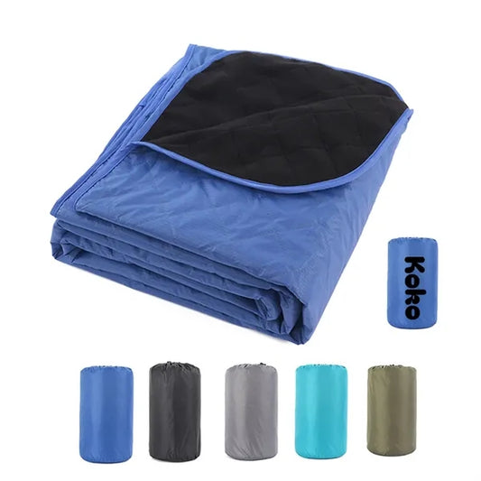Outdoor Waterproof Fleece Camping Blanket