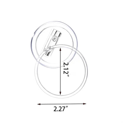 Clear Button Pins For Crafts