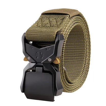 Military Tactical Nylon Belt with Quick Release Buckle