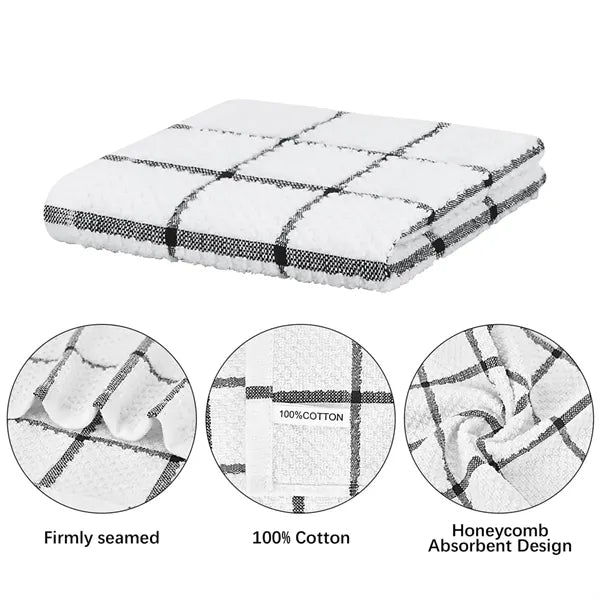 100% Cotton Highly Absorbent Super Soft Kitchen Towel