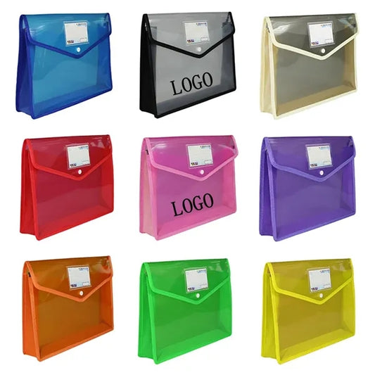 Expandable Envelope A4 Folder with Snap Button Closure