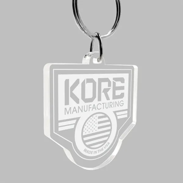 1/4" Custom Laser Etched Keychain