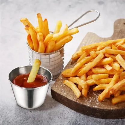Stainless Steel Sauce and Dip Cups