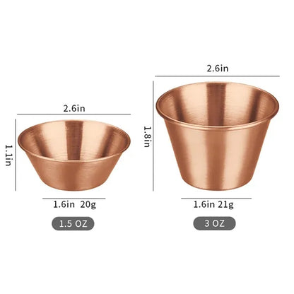 Stainless Steel Sauce and Dip Cups