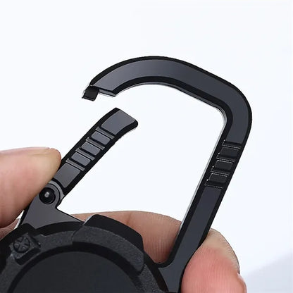 Retractable Magnetic Carabiner Keychain Clip