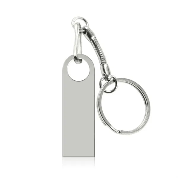 High-Speed USB 3.0 Metal Flash Drive with Keychain