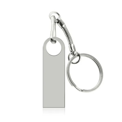 High-Speed USB 3.0 Metal Flash Drive with Keychain