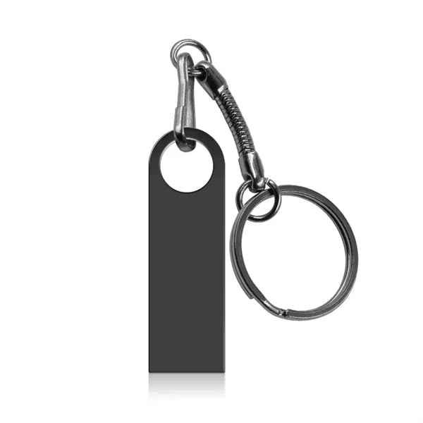High-Speed USB 3.0 Metal Flash Drive with Keychain
