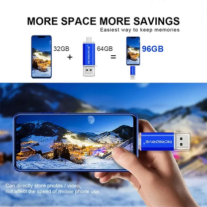 Dual Interface USB C Flash Drive
