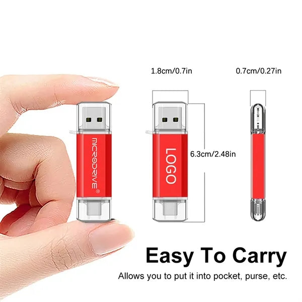 Dual Interface USB C Flash Drive