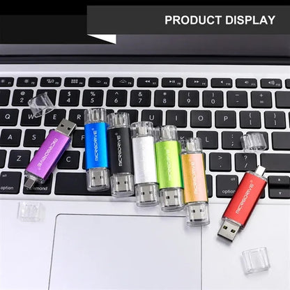 Dual Interface Metal USB C Flash Drive