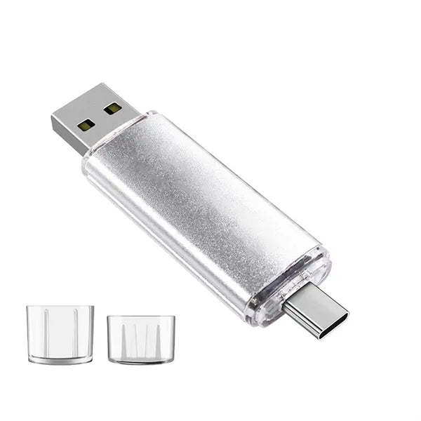 Dual Interface Metal USB C Flash Drive