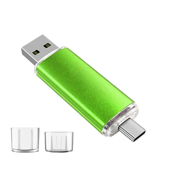 Dual Interface Metal USB C Flash Drive