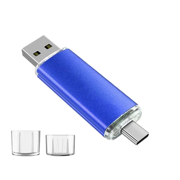 Dual Interface Metal USB C Flash Drive
