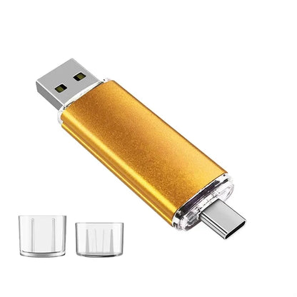 Dual Interface Metal USB C Flash Drive