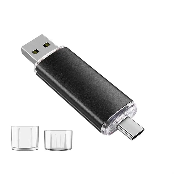 Dual Interface Metal USB C Flash Drive