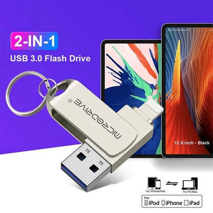 Dual Interface Metal USB 3.0 Flash Drive