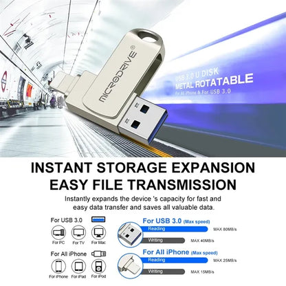 Dual Interface Metal USB 3.0 Flash Drive