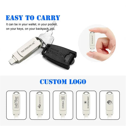 Dual Interface Metal USB 3.0 Flash Drive