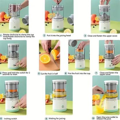 Portable Citrus Juicer With Usb Charging