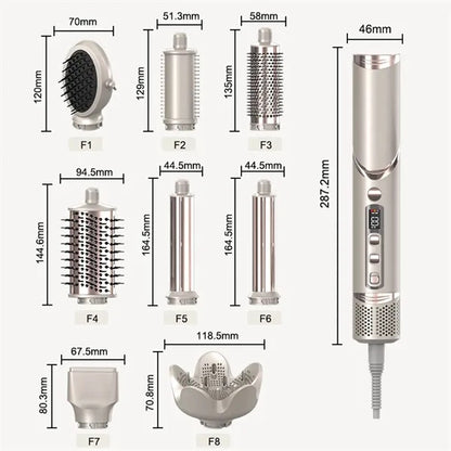8-In-1 Folding Hair Dryer