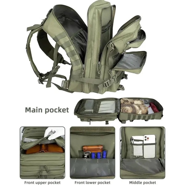 Military Tactical Backpacks For Men Trekking Daypack Bug