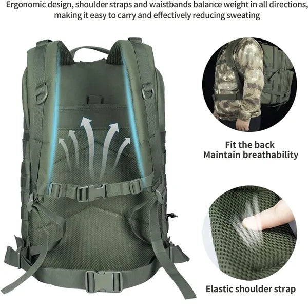 Military Tactical Backpacks For Men Trekking Daypack Bug