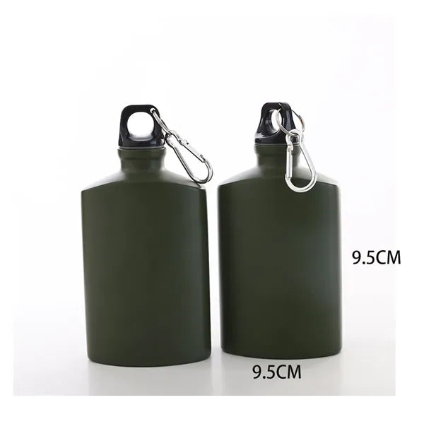 Outdoor Flat Kettle Carry Camping With Hook Sports