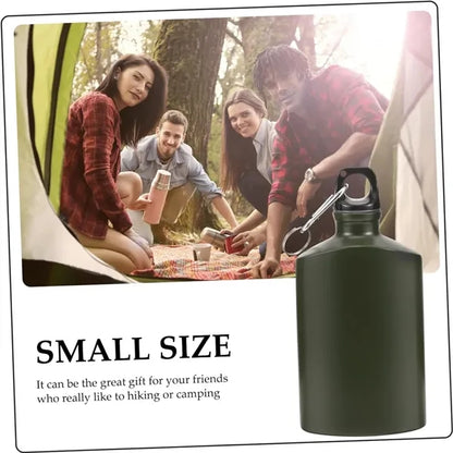 Outdoor Flat Kettle Carry Camping With Hook Sports