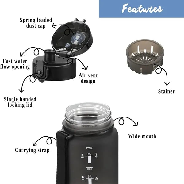 Leak Proof Bpa-Free Fitness Sports Bottle