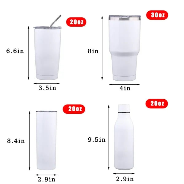 Customizable Stainless Steel Tumbler