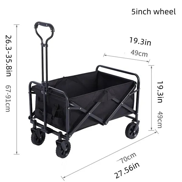 Collapsible Folding Wagon Garden Cart