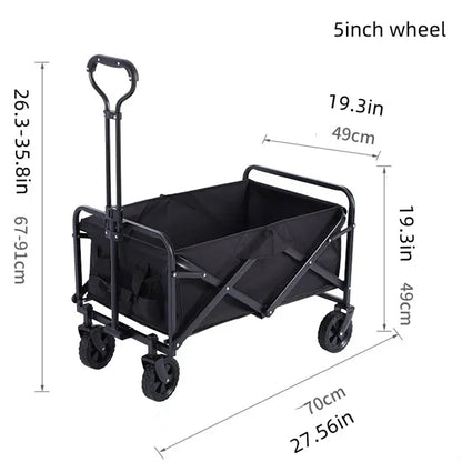 Collapsible Folding Wagon Garden Cart