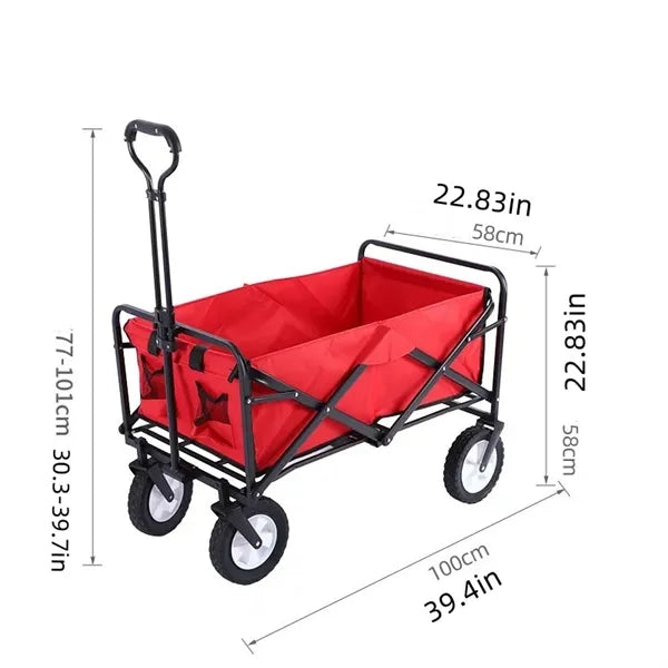 Collapsible Folding Wagon Garden Cart