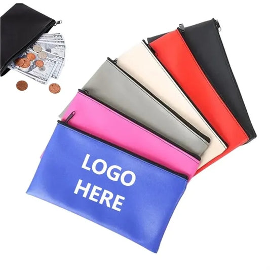 PU Leather Coin Money Pouch Bag