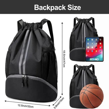 Sports Swim Gym Drawstring Backpack