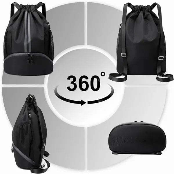 Sports Swim Gym Drawstring Backpack
